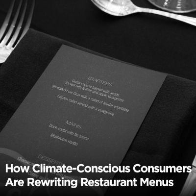 How Climate-Conscious Consumers Are Rewriting Restaurant Menus